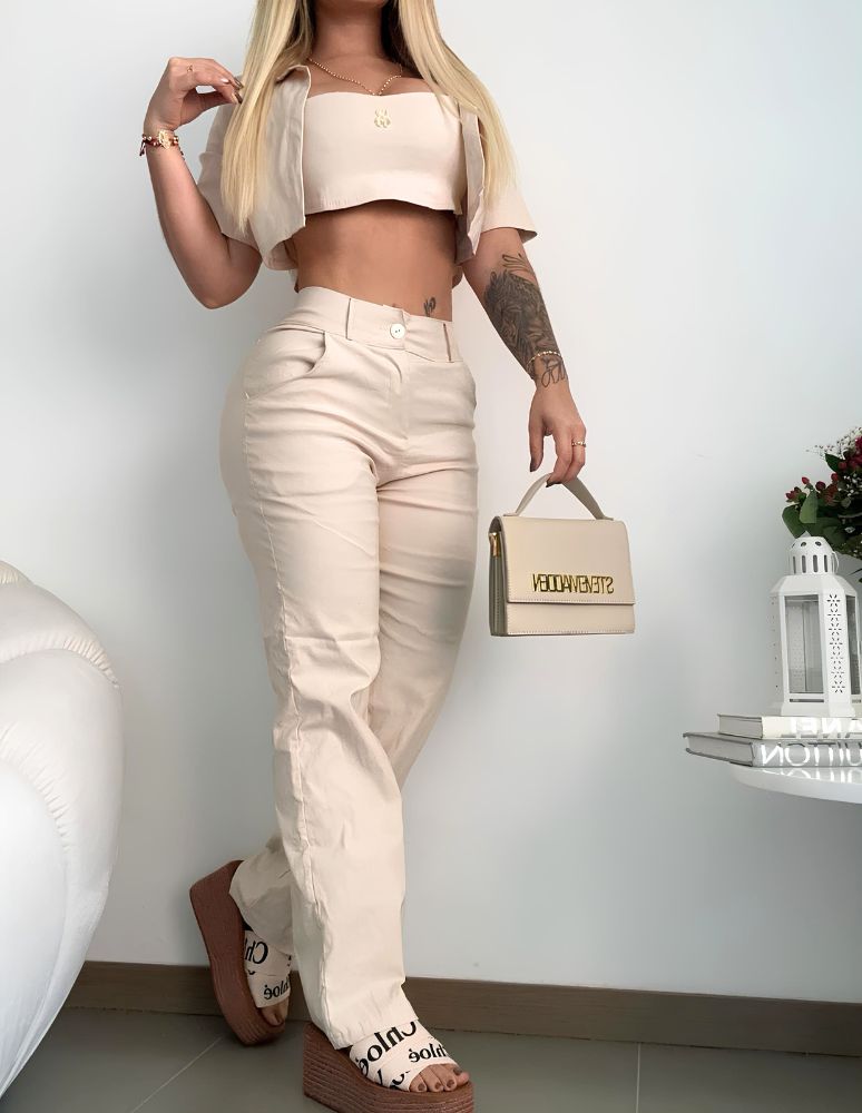Set Lisse - (chaqueta + top + pantalon) - 1718680